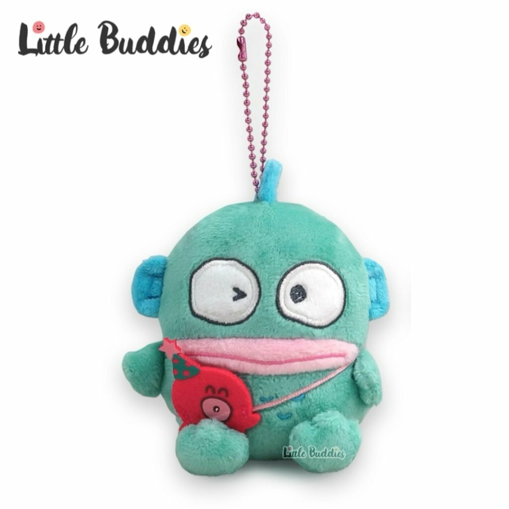 日本 Sanrio Hangyodon 水怪 Party Time 期間限定產品 - 公仔匙扣