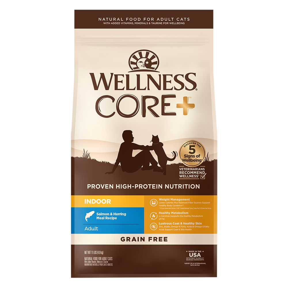 Wellness Core - 無穀物室內貓海洋魚配方 Grain Free Indoor Seafood Formula 5lbs (新包裝)