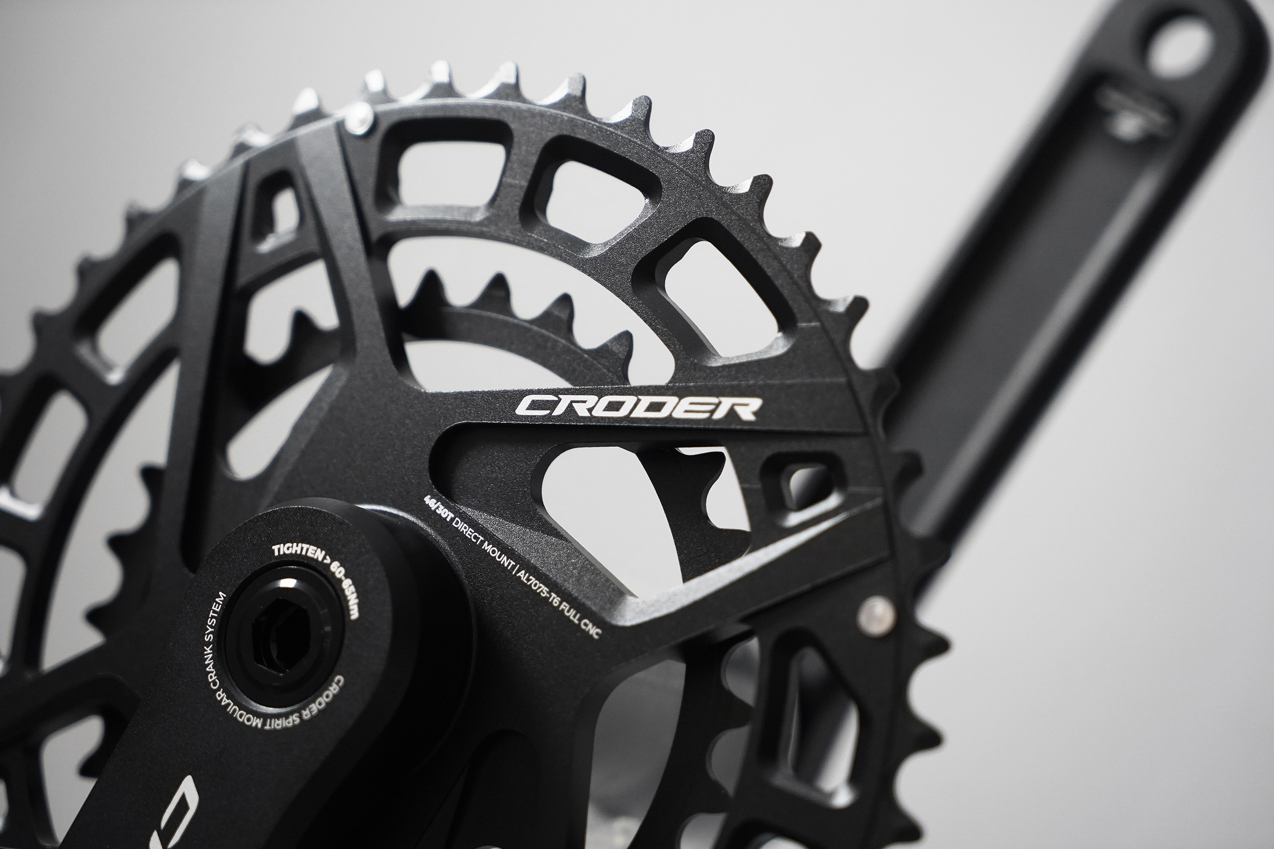 CRODER 46/30T Integrated Super Compact Chainring front view