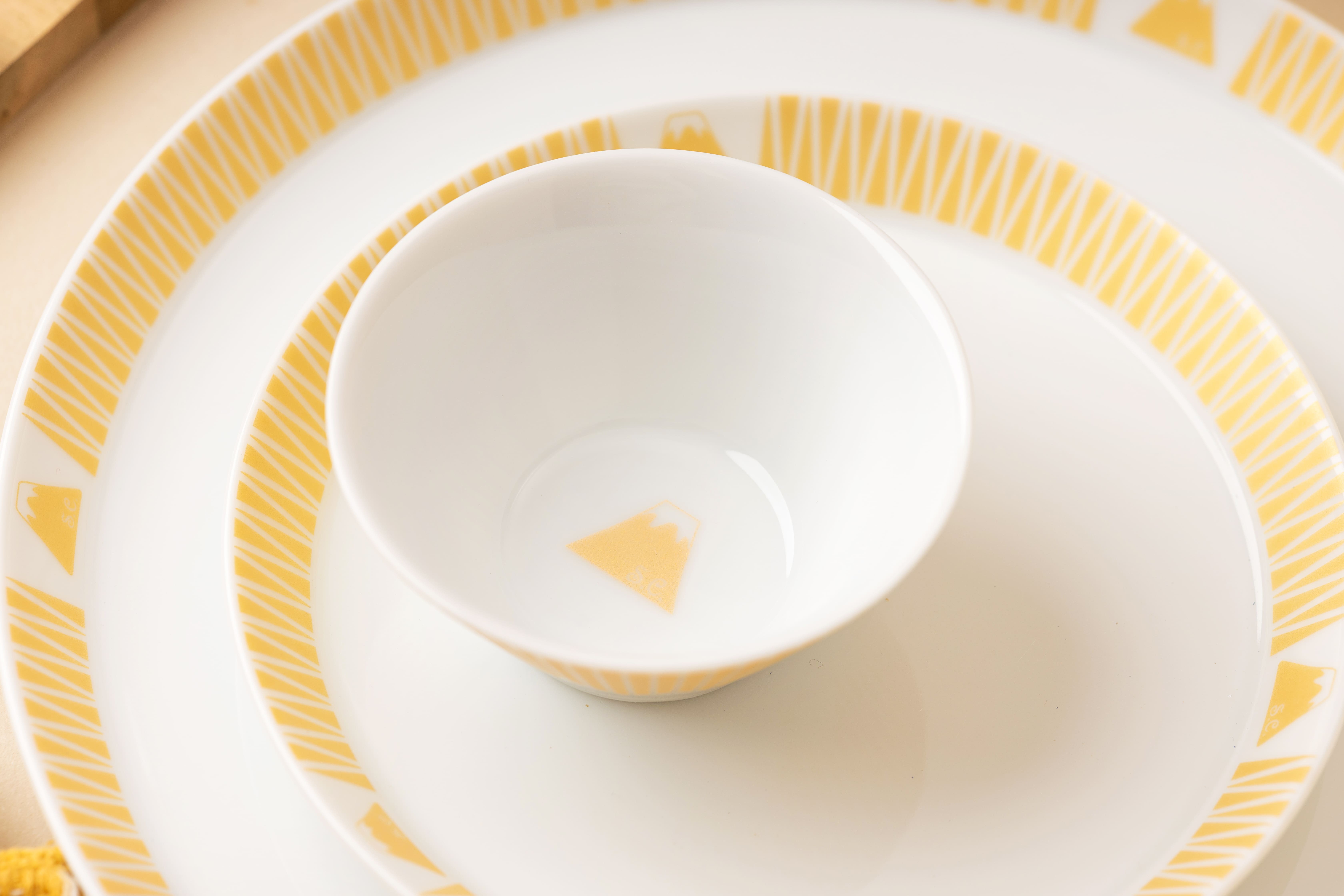 SWEETS CRAFT 日本富士山系列多用途餐盤 (大) 金色