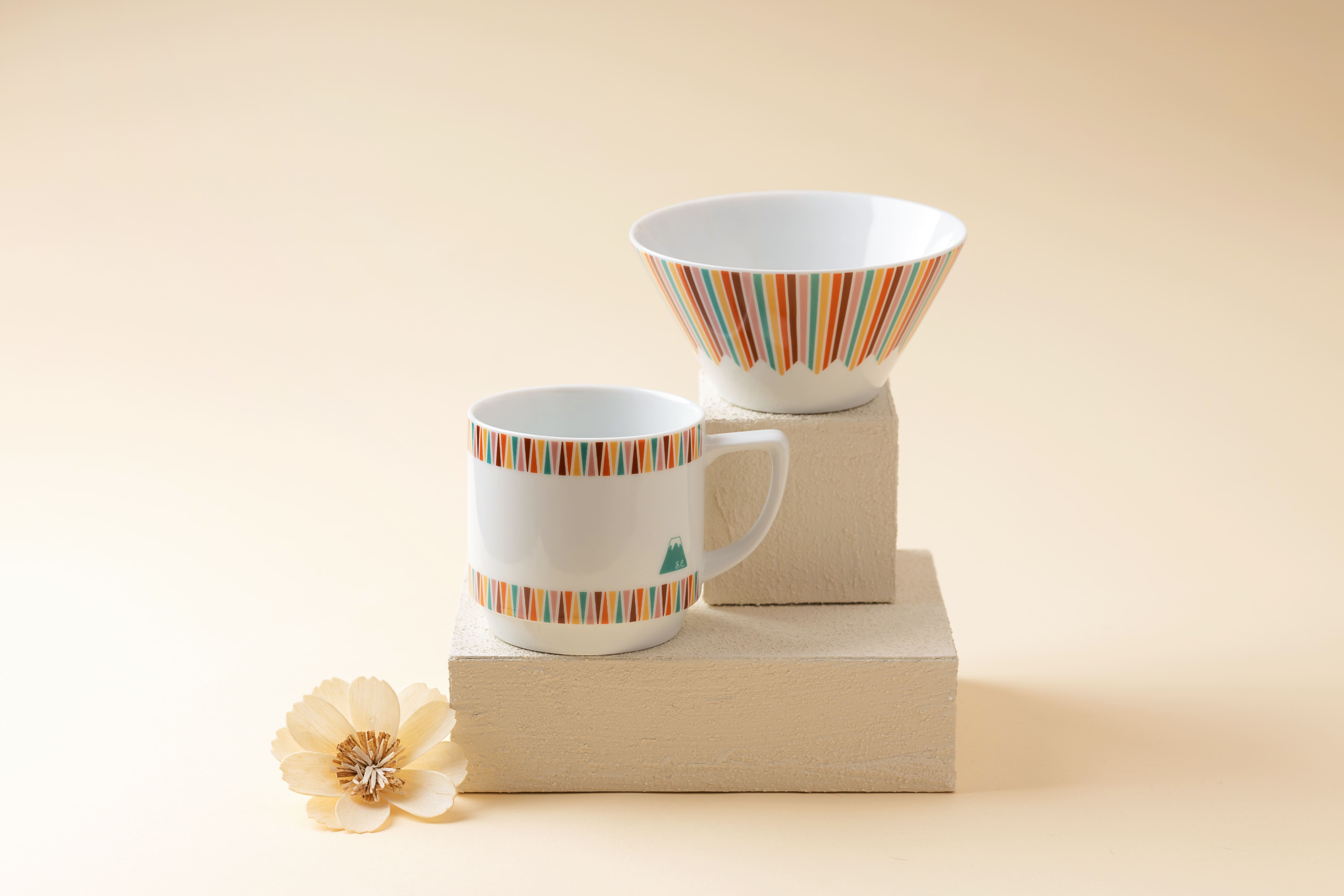 SWEETS CRAFT 日本富士山系列多用途餐碗 復古色