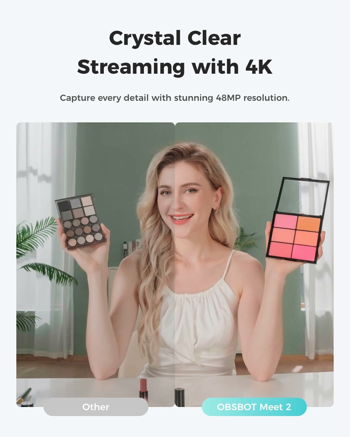 OBSBOT Meet 2 AI-Powered 4K Webcam 網路攝影機