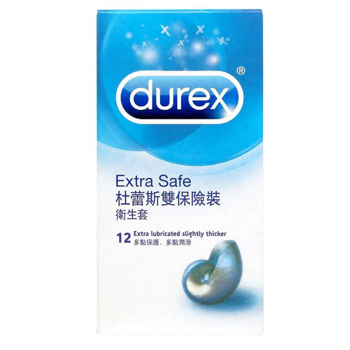 Durex 雙保險裝 12 片裝 乳膠安全套(避孕套)（平行進口）（Exp.10.2025）(4895173227370)