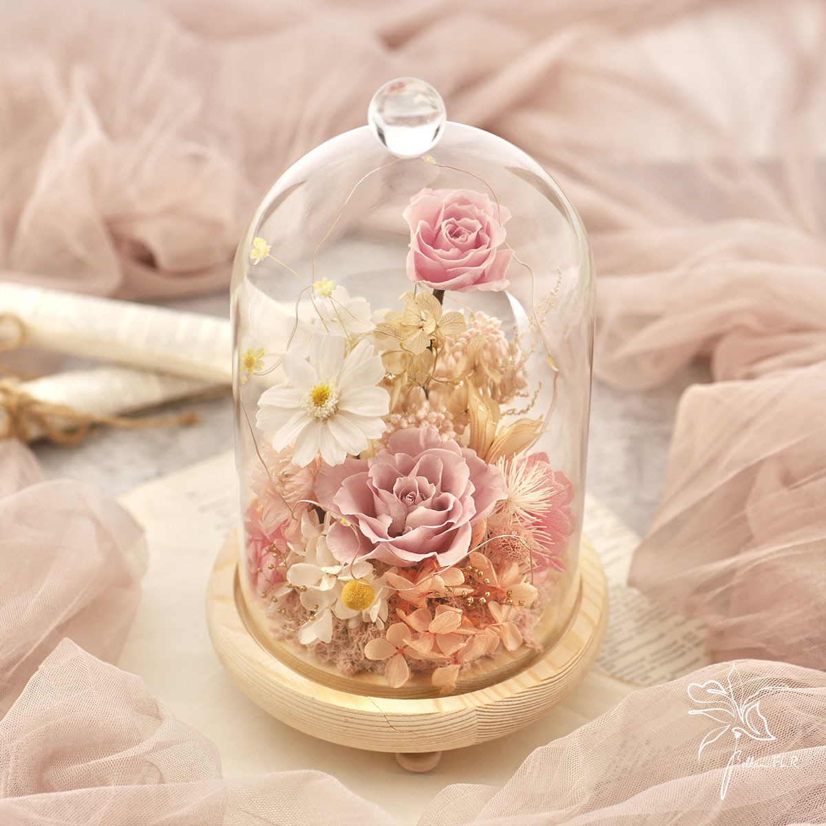 【香草緋語】長型玻璃花盅-大