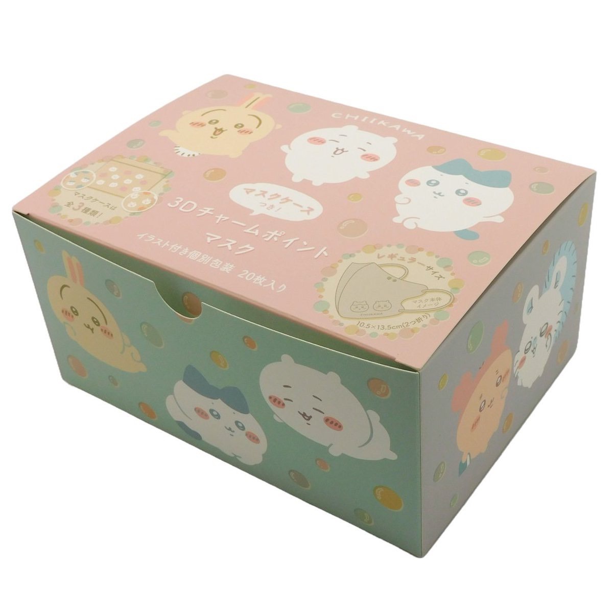 KTQ STORE ‧  日本 Chiikawa 吉伊卡哇 3D口罩 20入