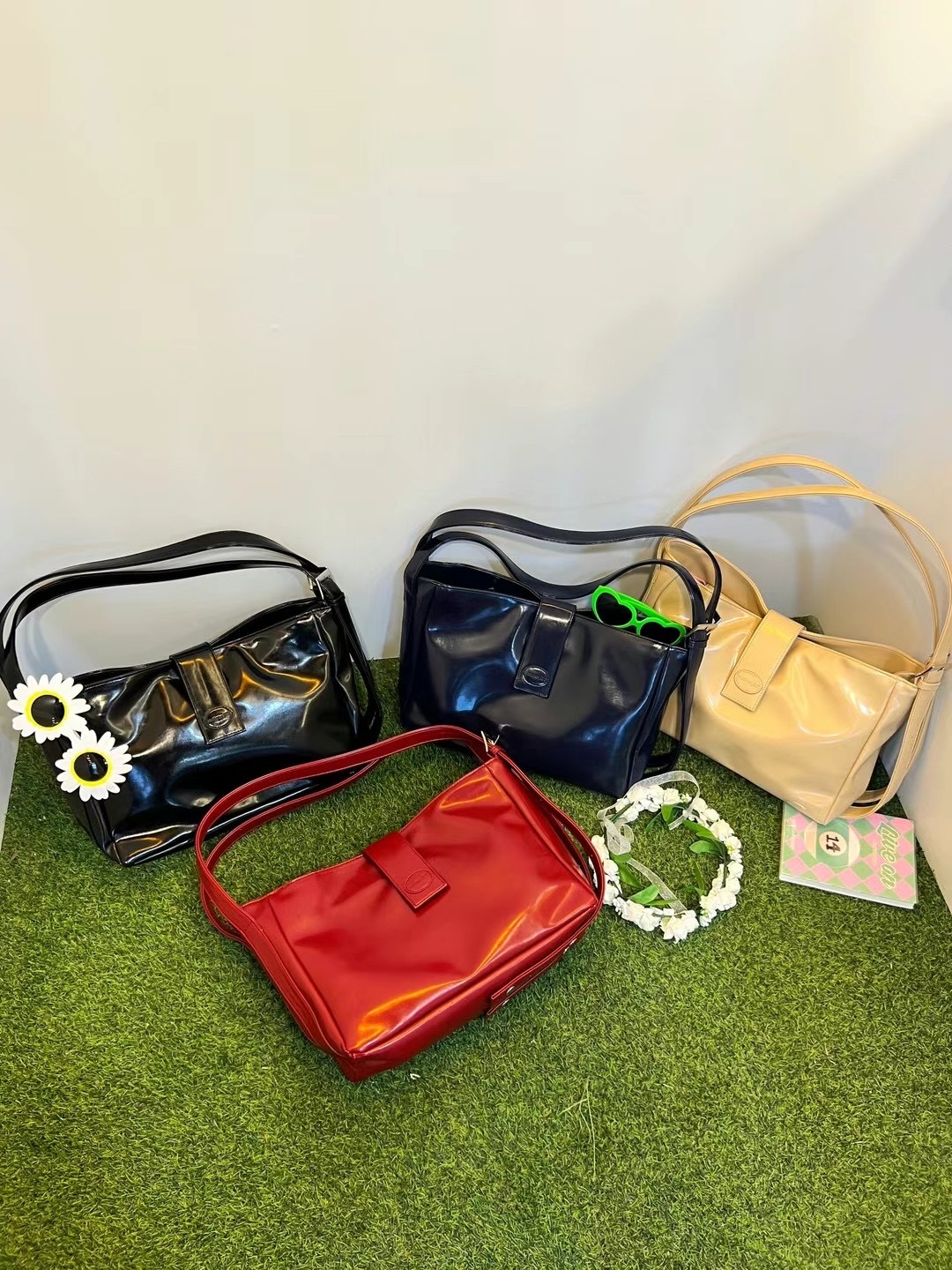 24FW 超讚☆肩背、斜背長方版型皮革包