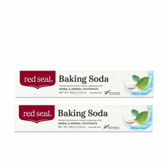 紅印 - 小蘇打牙膏100g X2 支（平行進口） (9415991240174)