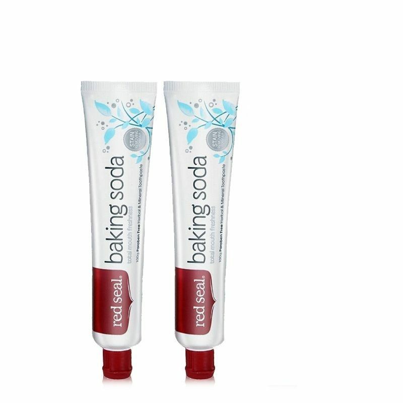 紅印 - 小蘇打牙膏100g X2 支（平行進口） (9415991240174)