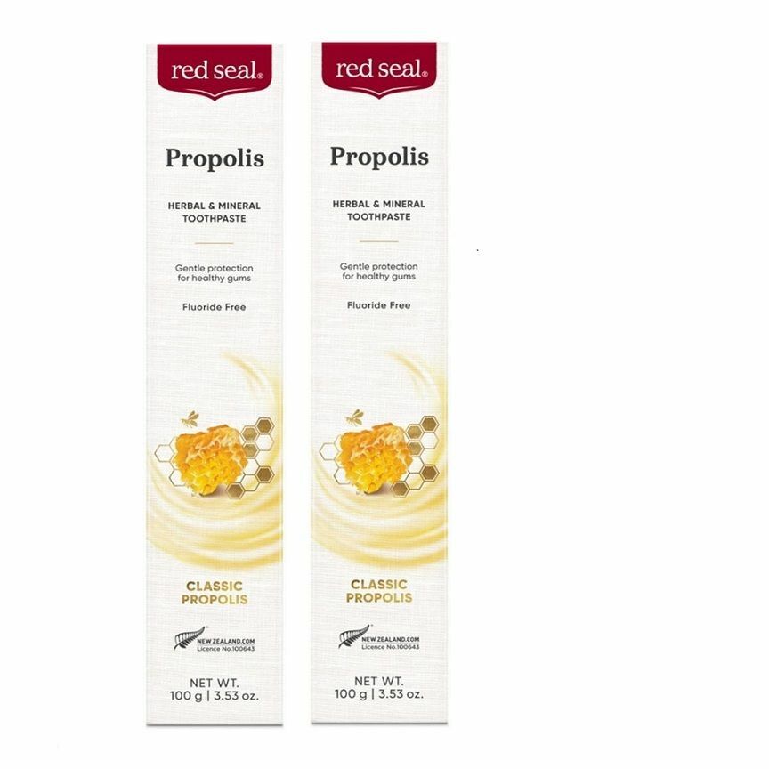 紅印 - 蜂膠牙膏100g X 2支 （平行進口） (9415991240273)