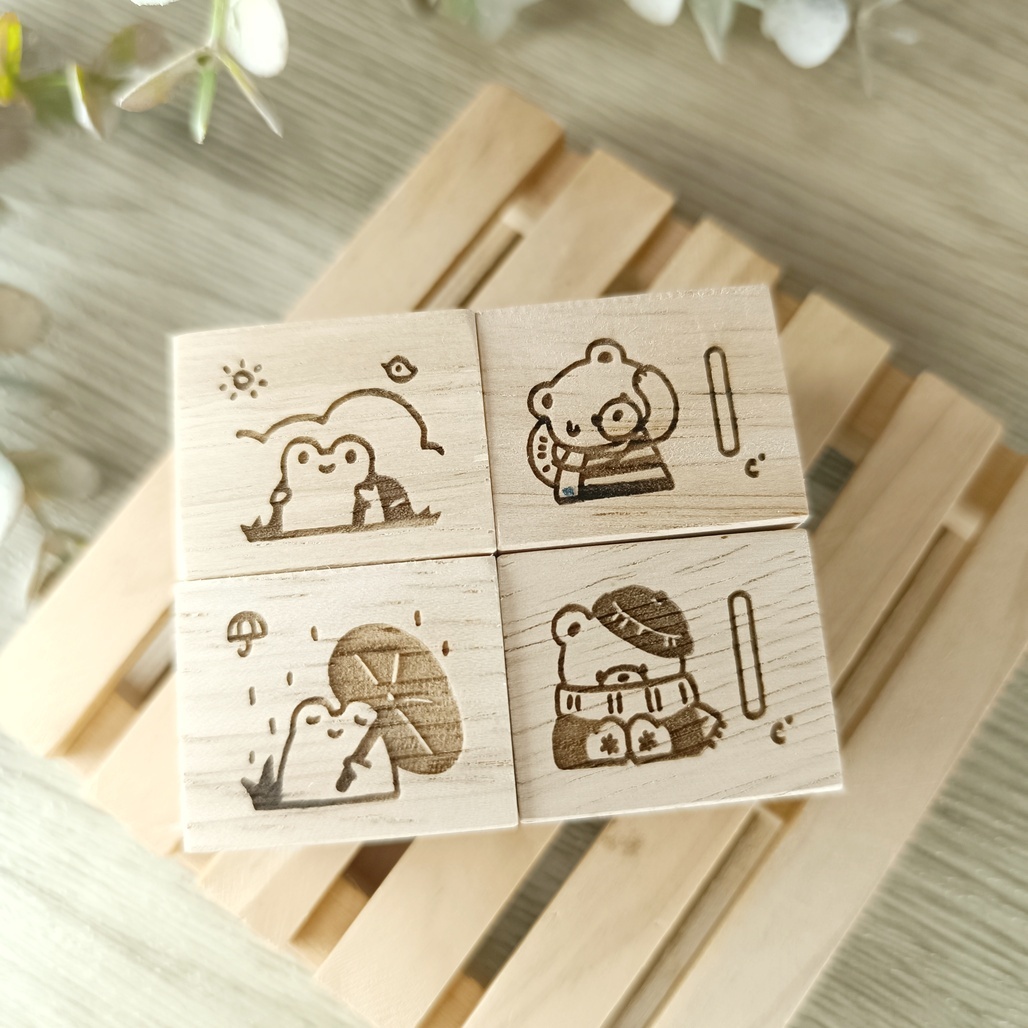 SOM x hatsu midori My Everyday Moment 系列櫸木印章