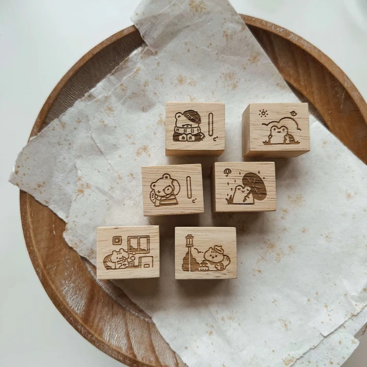 SOM x hatsu midori My Everyday Moment 系列櫸木印章