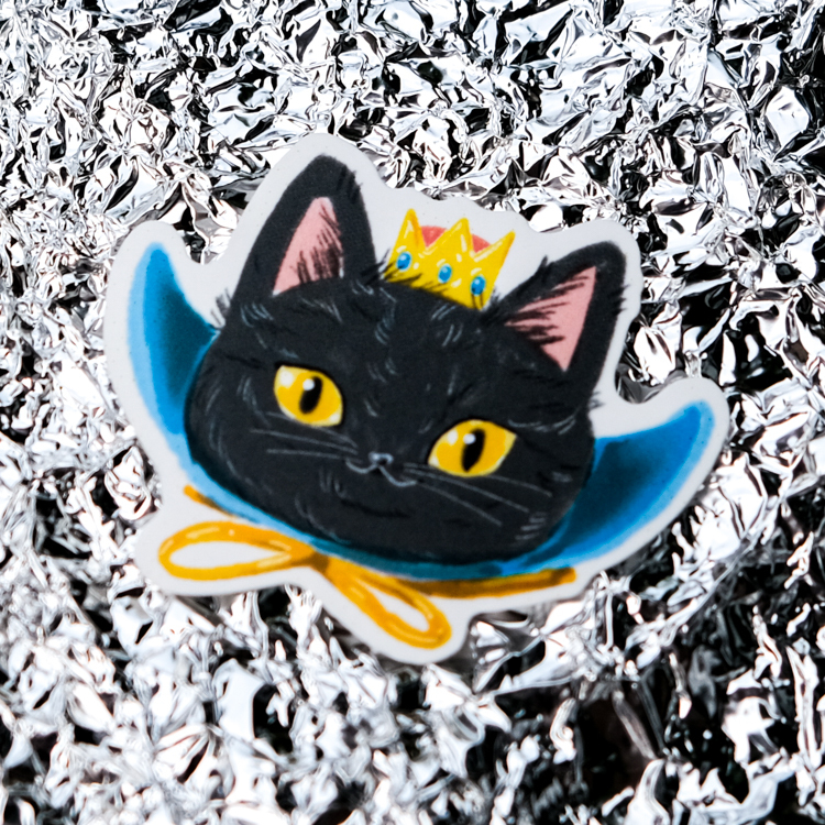 一氏夫婦 Escouple｜12月份貓咪防水貼紙｜3月