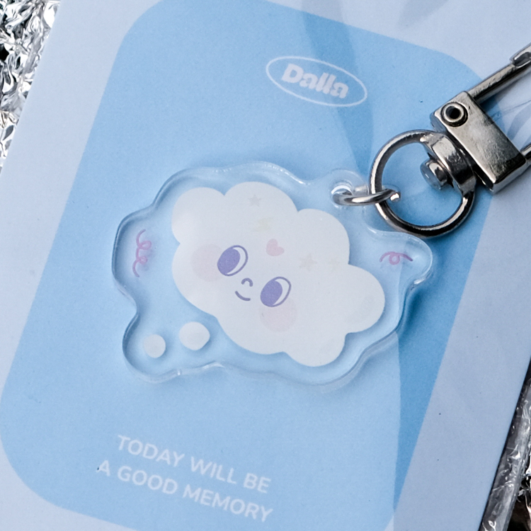 Dalla｜壓克力吊飾｜棉花寶寶