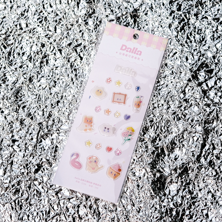 Dalla｜立體貼紙｜野餐版
