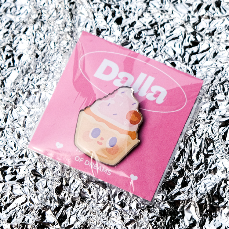 Dalla｜滴膠徽章｜糖霜公主