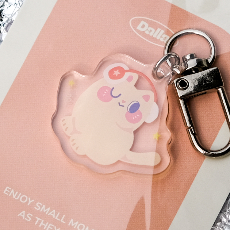 Dalla｜壓克力吊飾｜Lo-fi cat