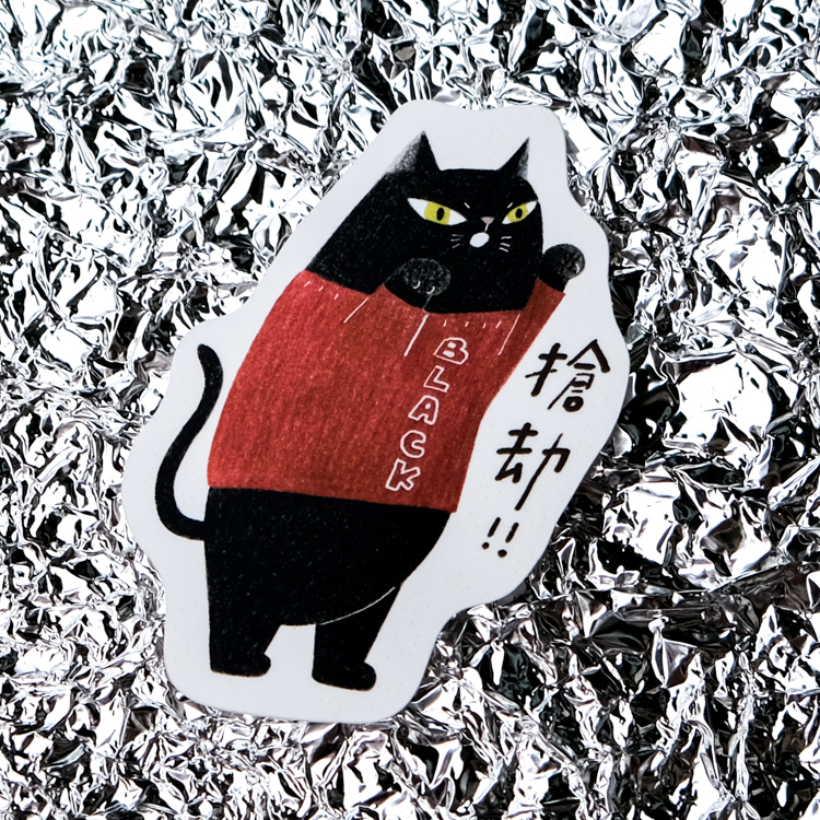 鳥控 bird cone｜單張貼紙｜搶劫