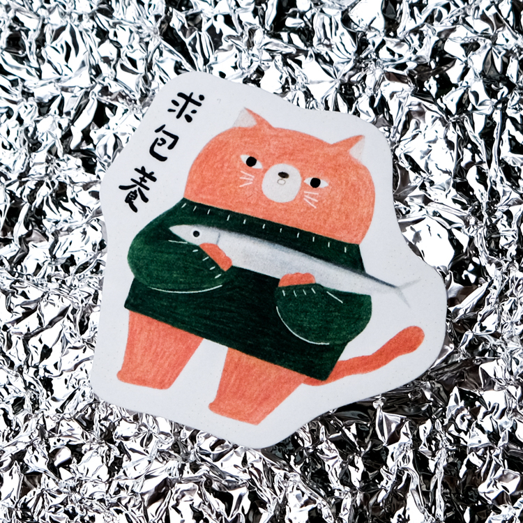 鳥控 bird cone｜防水貼紙｜求包養