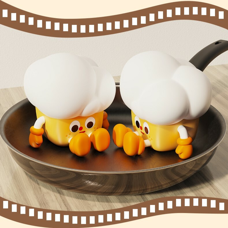 《5099》可愛爆米花造型小夜燈