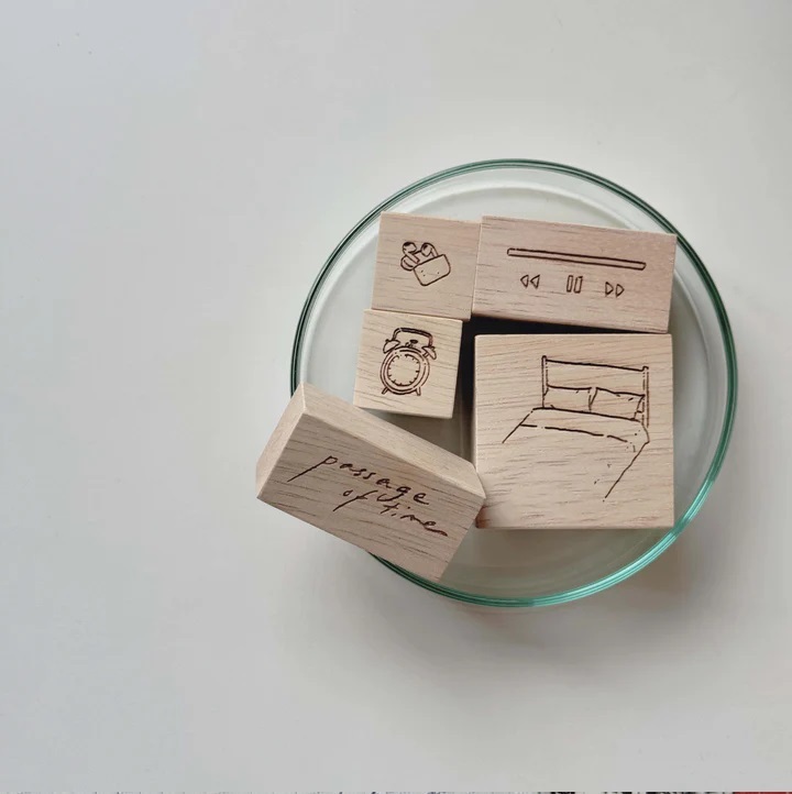 SOM x wenyea's illustration Everyday Tools 3.0 系列櫸木印章