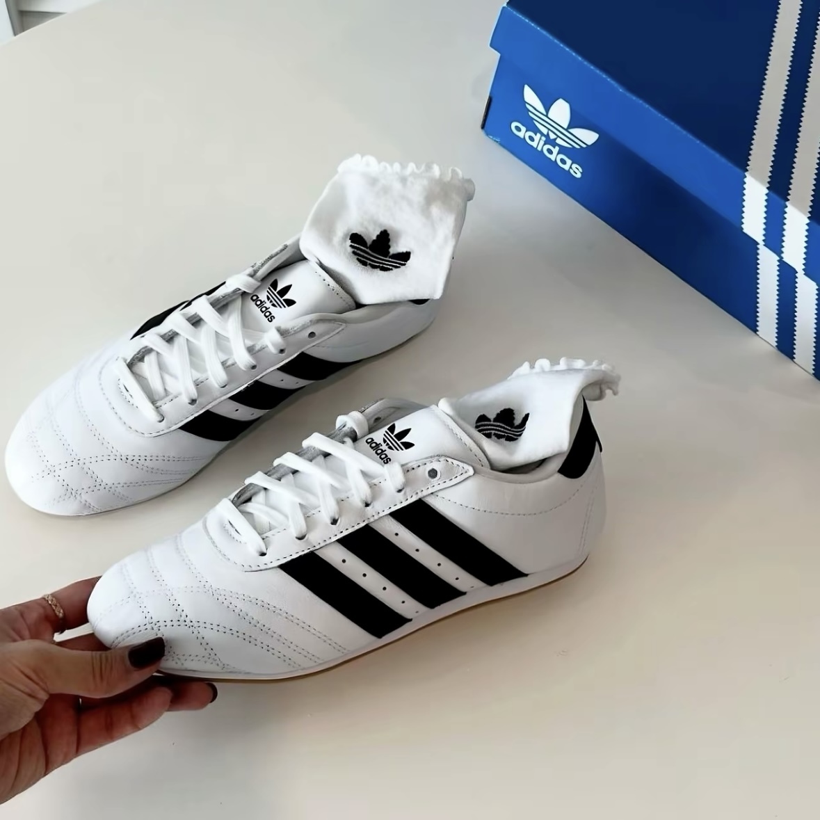 ADIDAS TAEKWONDO LACE 全白 跆拳道鞋 鞋帶款 休閒 女鞋 JS1194