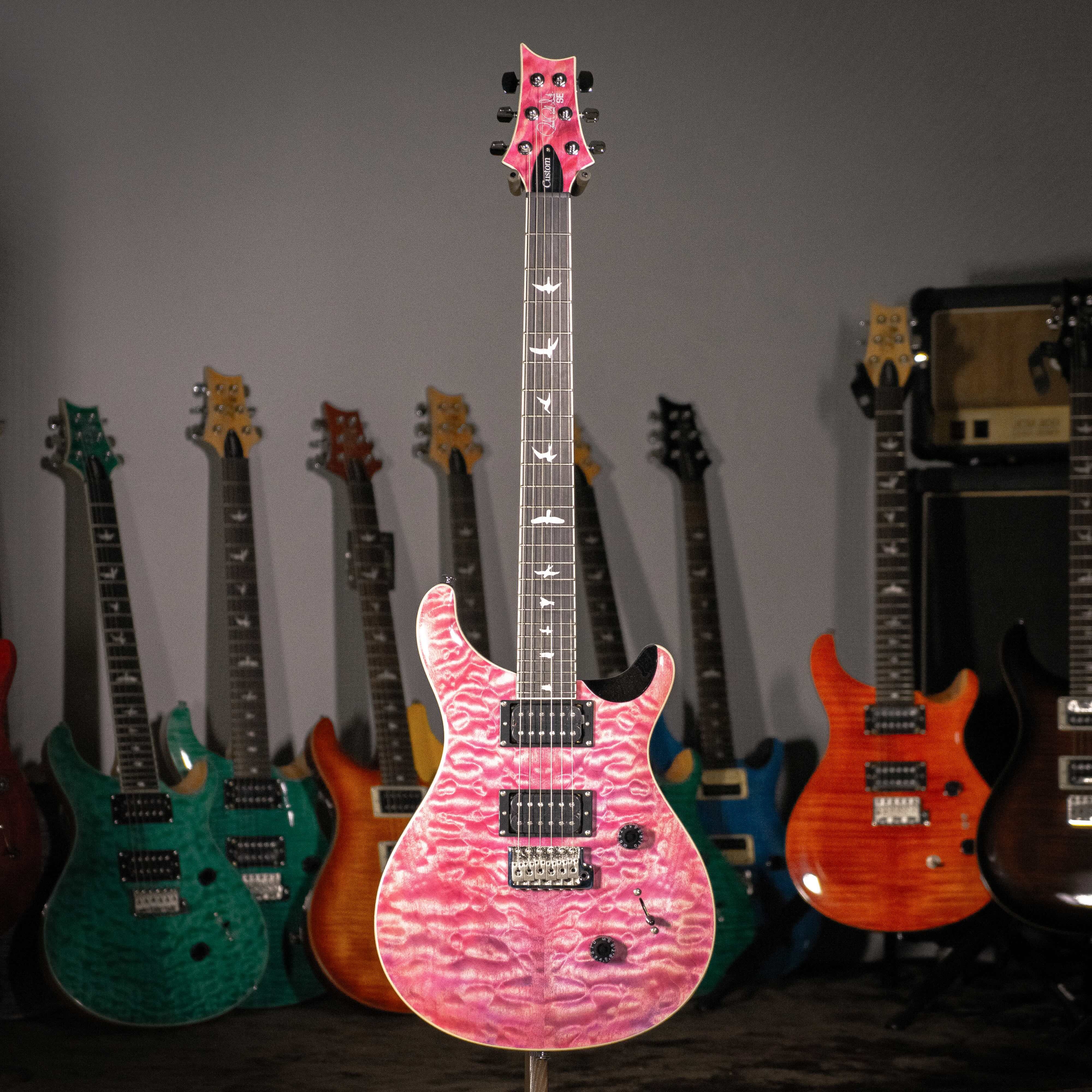 PRS SE Custom 24 Quilt Violet 電吉他