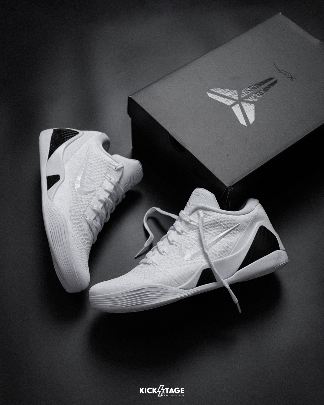 NIKE KOBE 9 ELITE LOW PROTRO 'Halo' 純白曼巴 低筒 籃球鞋【FZ7334-100】