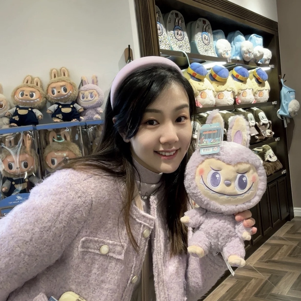 <現貨秒出>Labubu 拉布布 樂園限定 毛絨 吊飾 娃娃 三色