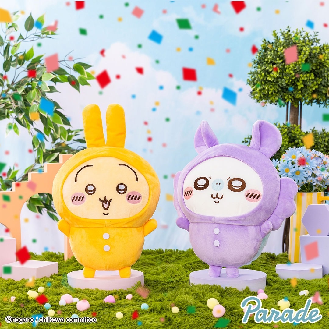 KTQ STORE ‧  日本 Chiikawa 吉伊卡哇 睡衣派對 景品 大娃娃 30cm 吉伊 小八 烏薩奇 小桃