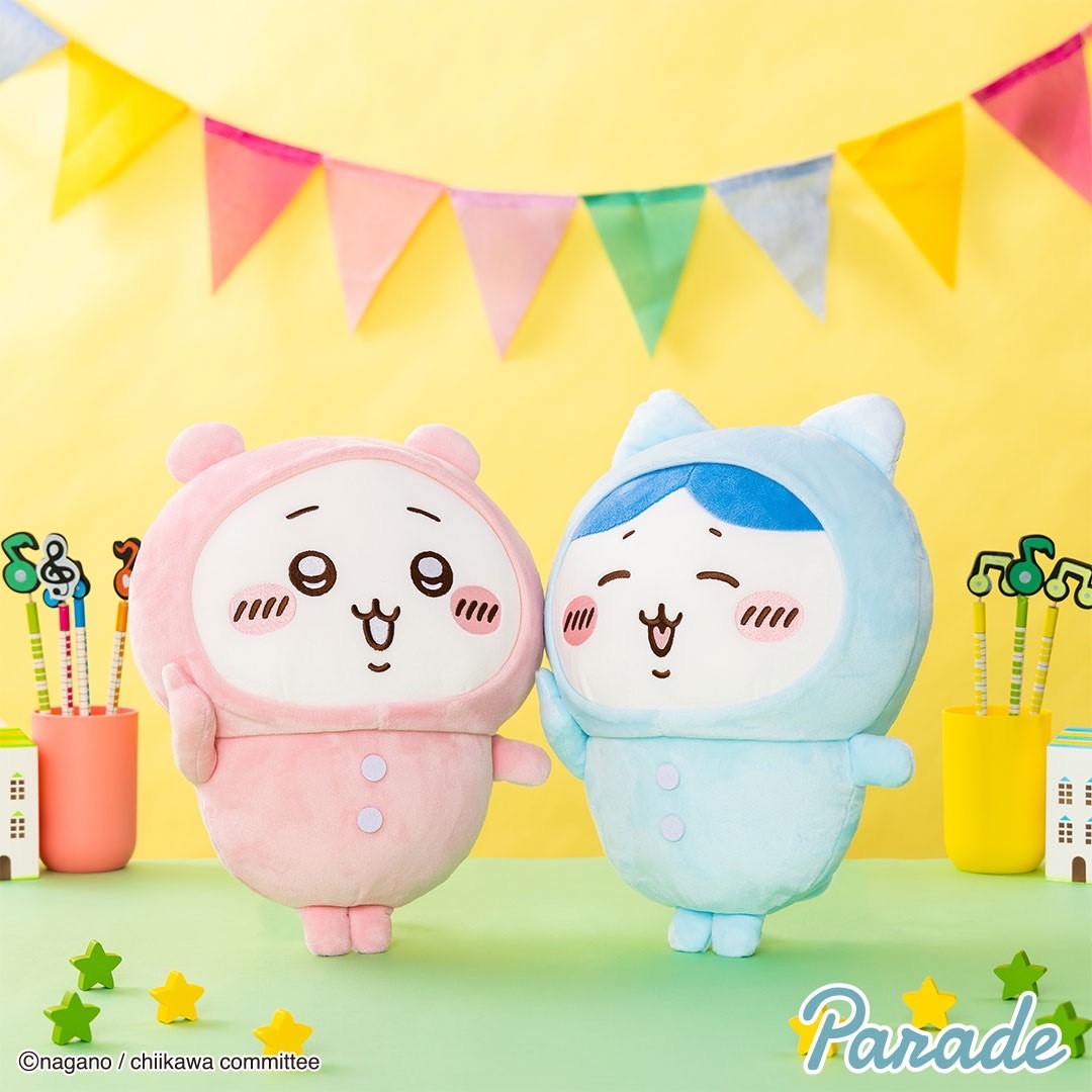 KTQ STORE ‧  日本 Chiikawa 吉伊卡哇 睡衣派對 景品 大娃娃 30cm 吉伊 小八 烏薩奇 小桃