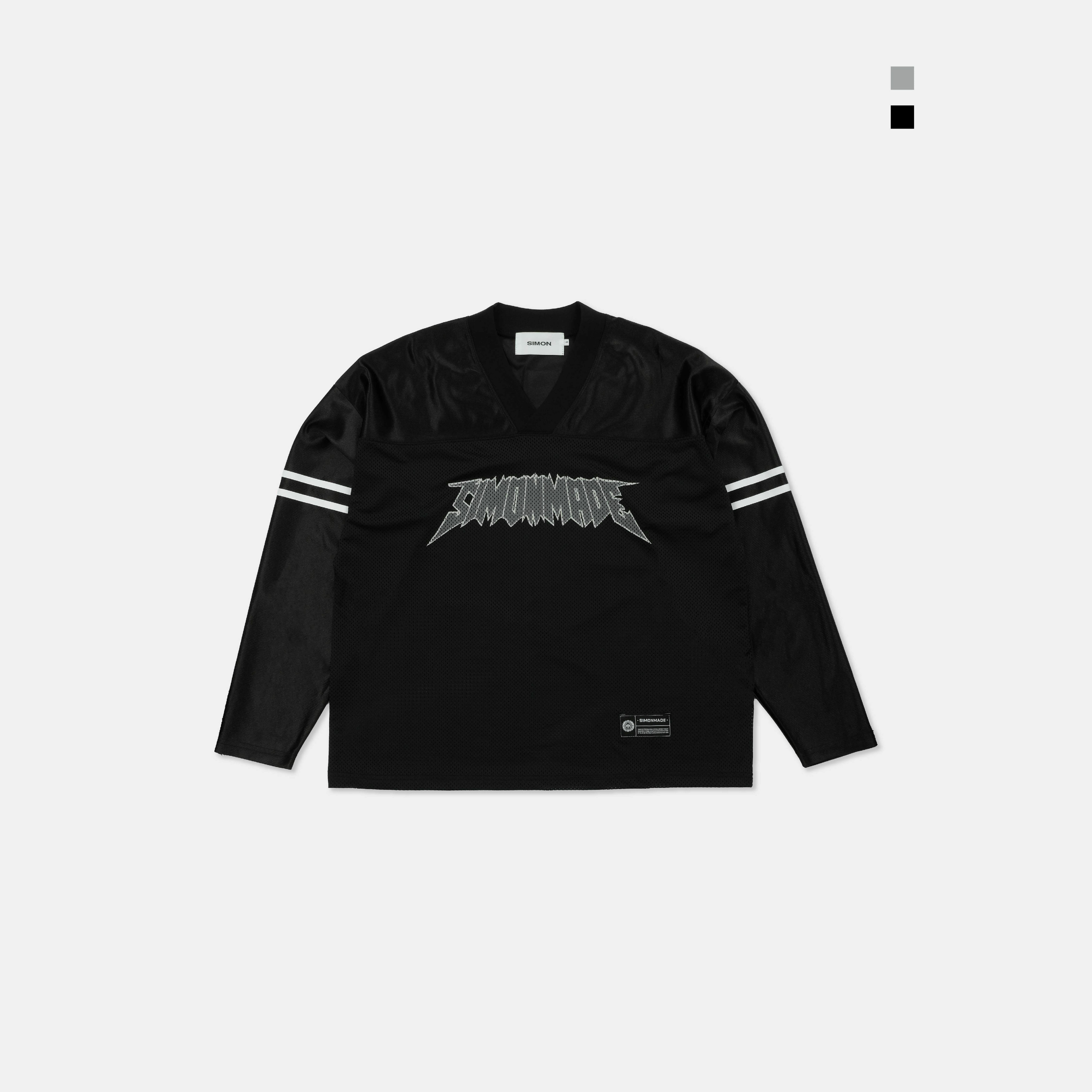 SIMON MADE TL-2423 美式 橄欖球 涼感 網眼 薄長袖