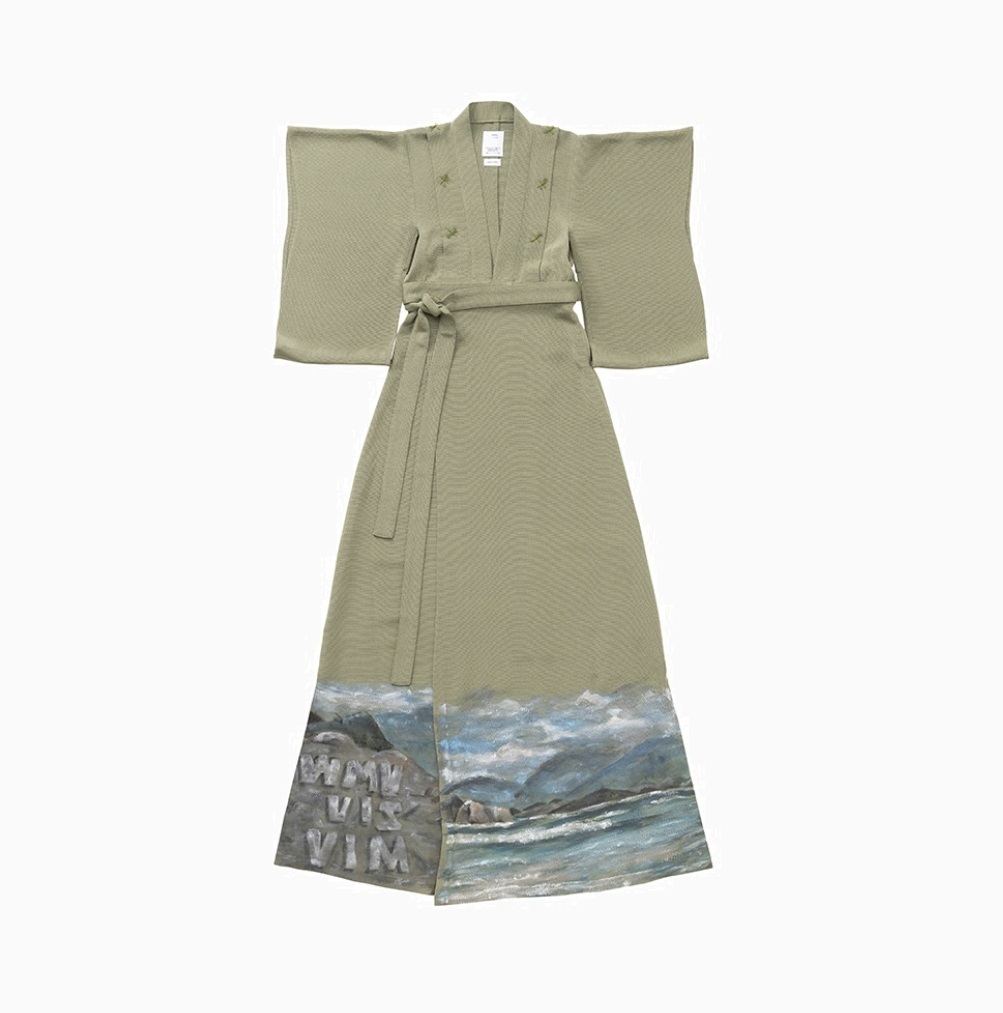 VSVIM WMV KIMONO WRAP DRESS W *女裝 - WOMEN OLIVE SIZE 00 PRE ORDER ITEM (預訂中)