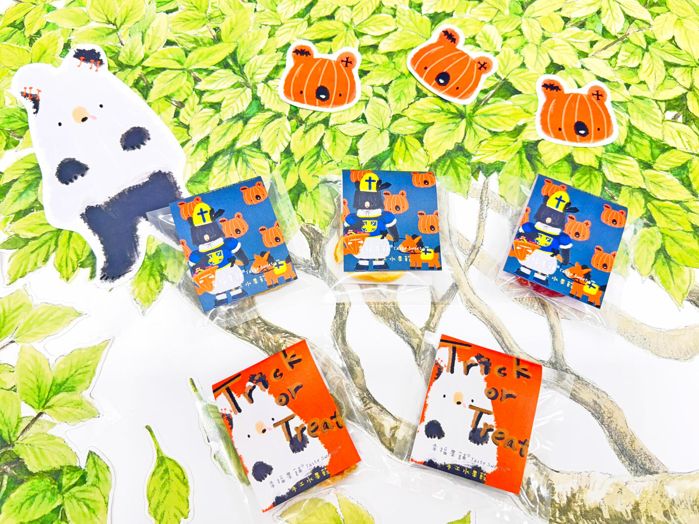 搗蛋熊小果乾-可愛包