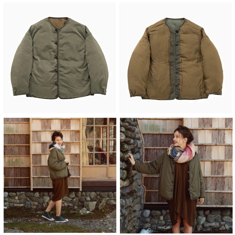 VSVIM WMV LINER JKT REVERSIBLE W (NATURAL DYE) *女裝 - WOMEN PRE ORDER ITEM (預訂中)