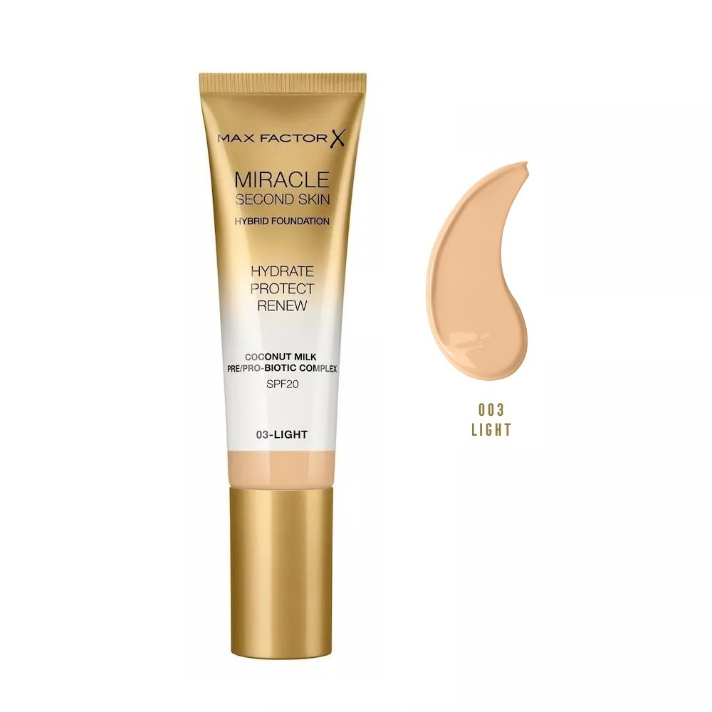 Max Factor - 水潤持妝 輕盈無暇粉底液 SPF20 #03 LIGHT 30ml (平行進口)  (3614229764765