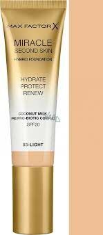 Max Factor - 水潤持妝 輕盈無暇粉底液 SPF20 #03 LIGHT 30ml (平行進口)  (3614229764765