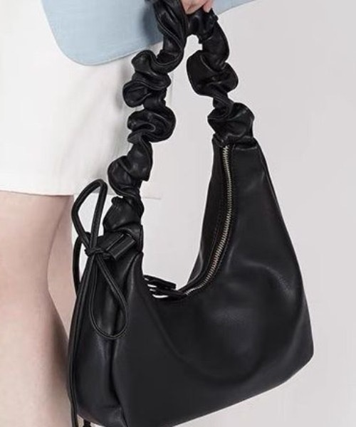 KTQ STORE ‧  DIAVEL 2WAY 伸縮褶皺單肩包 3色