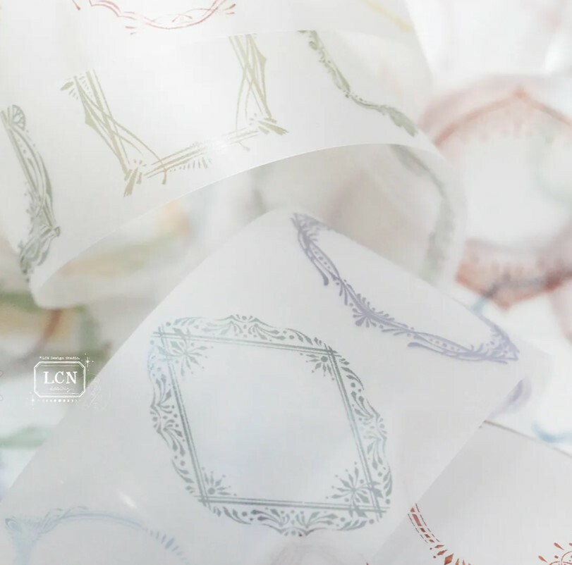 Lin Chia Ning PET Tape - Retro Frames Color
