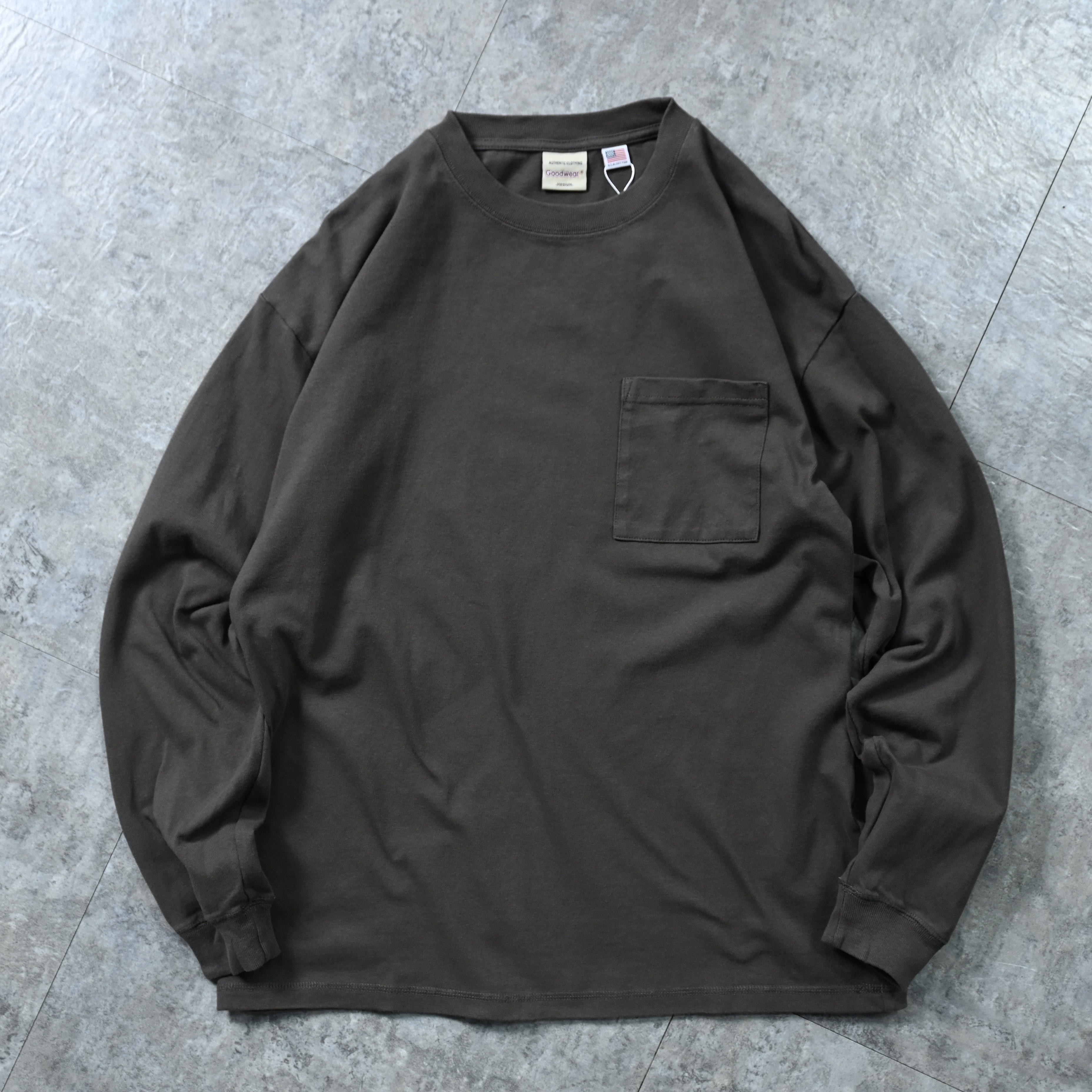 Goodwear JP 7oz USA Cotton Pocket Big Long Tee