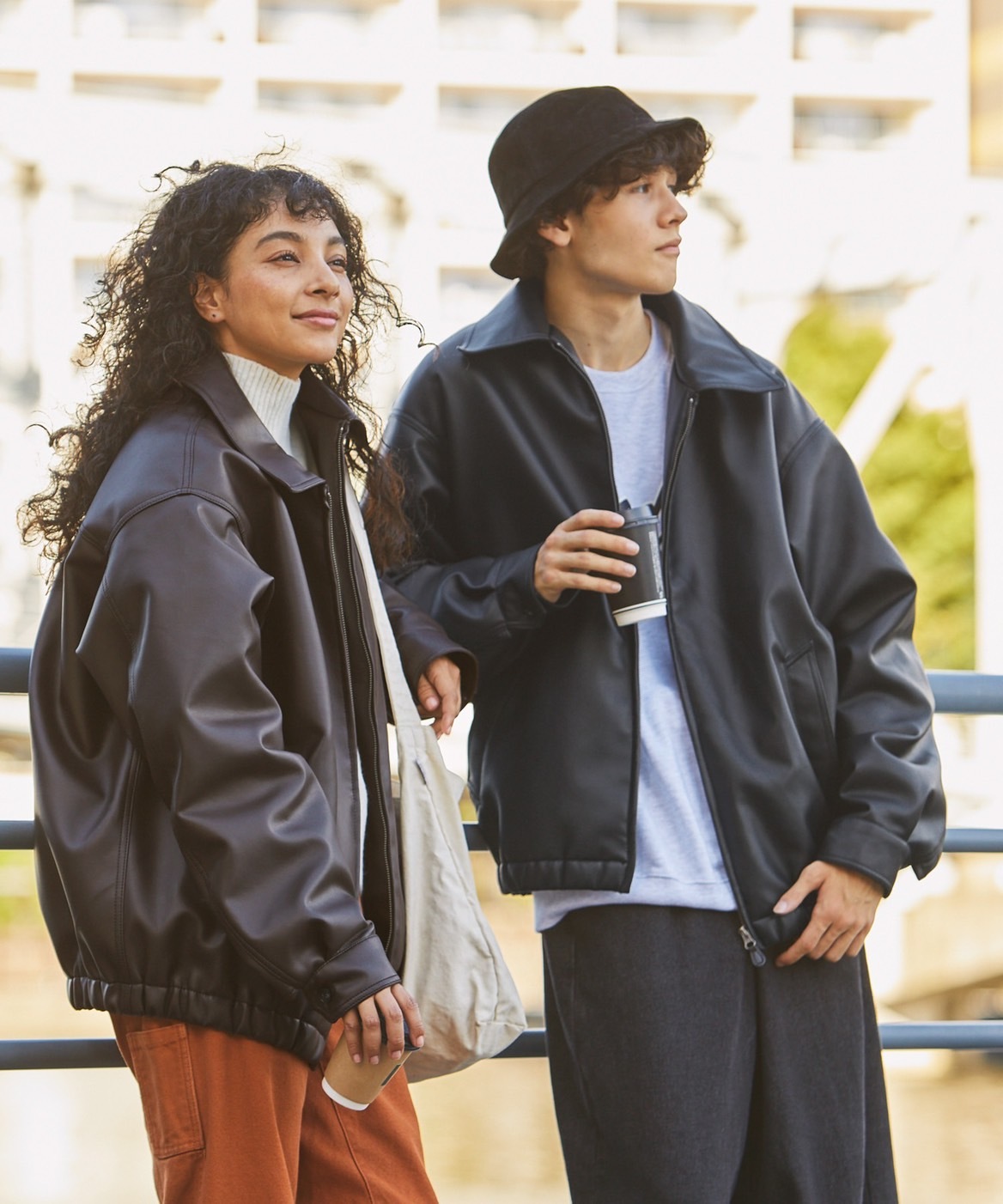 KTQ STORE ‧  MONO-MART HECT 大拉鍊夾克 皮外套 2色