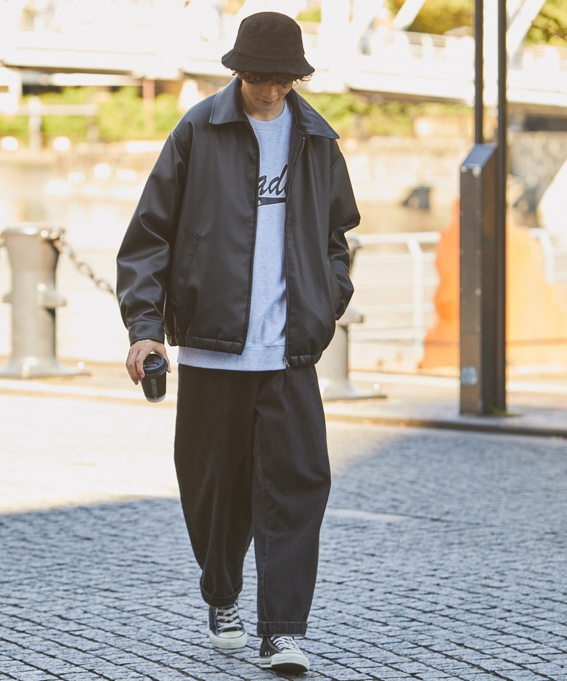 KTQ STORE ‧  MONO-MART HECT 大拉鍊夾克 皮外套 2色