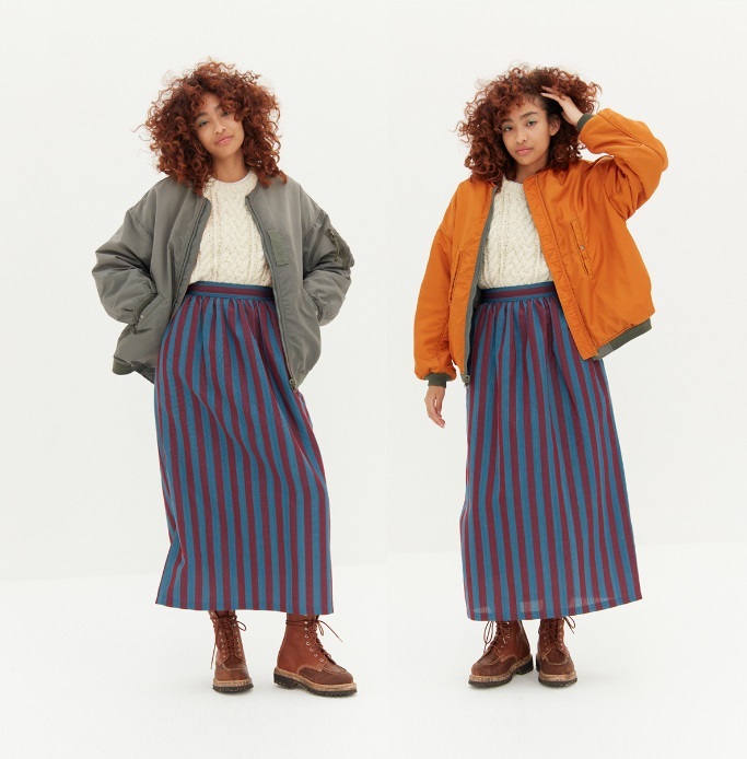 VSVIM WMV 2024 A/W THORSON BLOUSON REVERSIBLE (NATURAL DYE) W *女裝 - WOMEN OLIVE SIZE 3 PRE ORDER ITEM (預訂中)