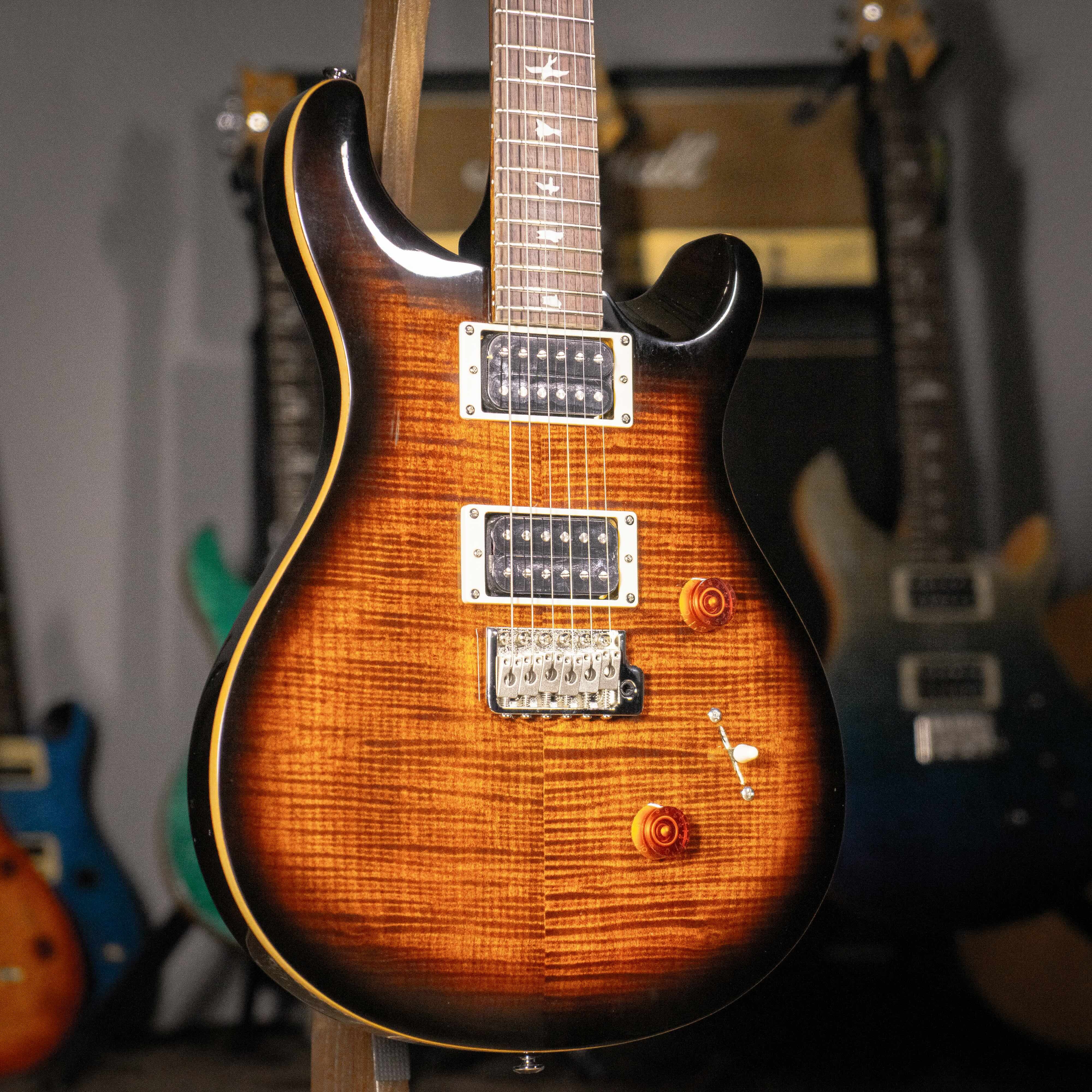 PRS SE Custom 24 Black Gold Sunburst 電吉他 含原廠琴袋