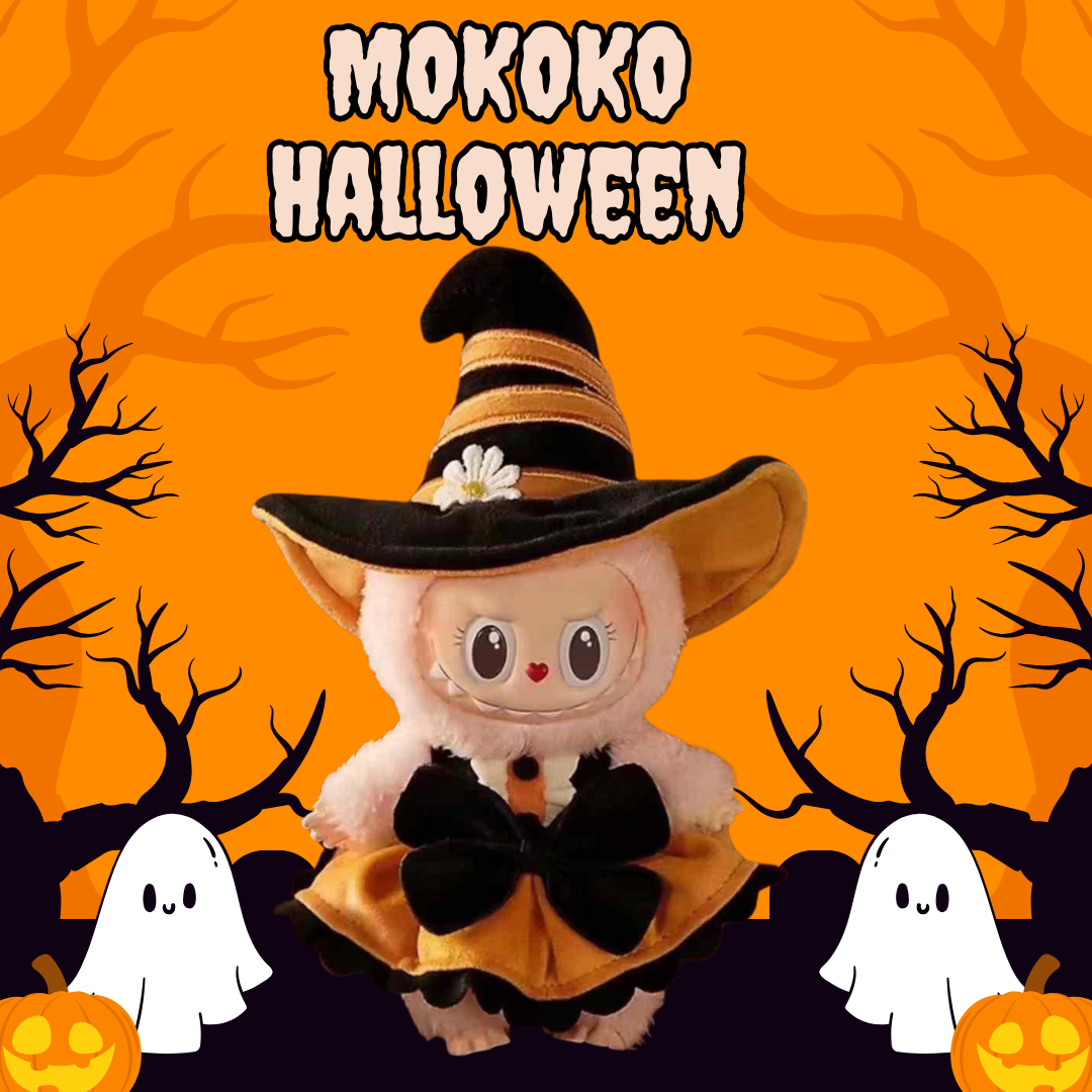 🎃現貨-萬聖節樂園限定🎃 POPMART MOKOKO 小魔女 小女巫 新一代 樂園限定 萬聖節