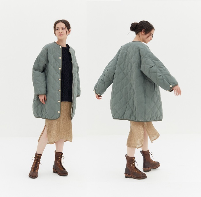 VSVIM WMV 2024 A/W LINER COAT (REVERIBLE) W *女裝 - LT.GREEN PRE ORDER ITEM (預訂中)
