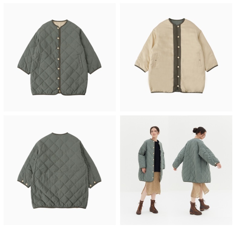 VSVIM WMV 2024 A/W LINER COAT (REVERIBLE) W *女裝 - LT.GREEN PRE ORDER ITEM (預訂中)