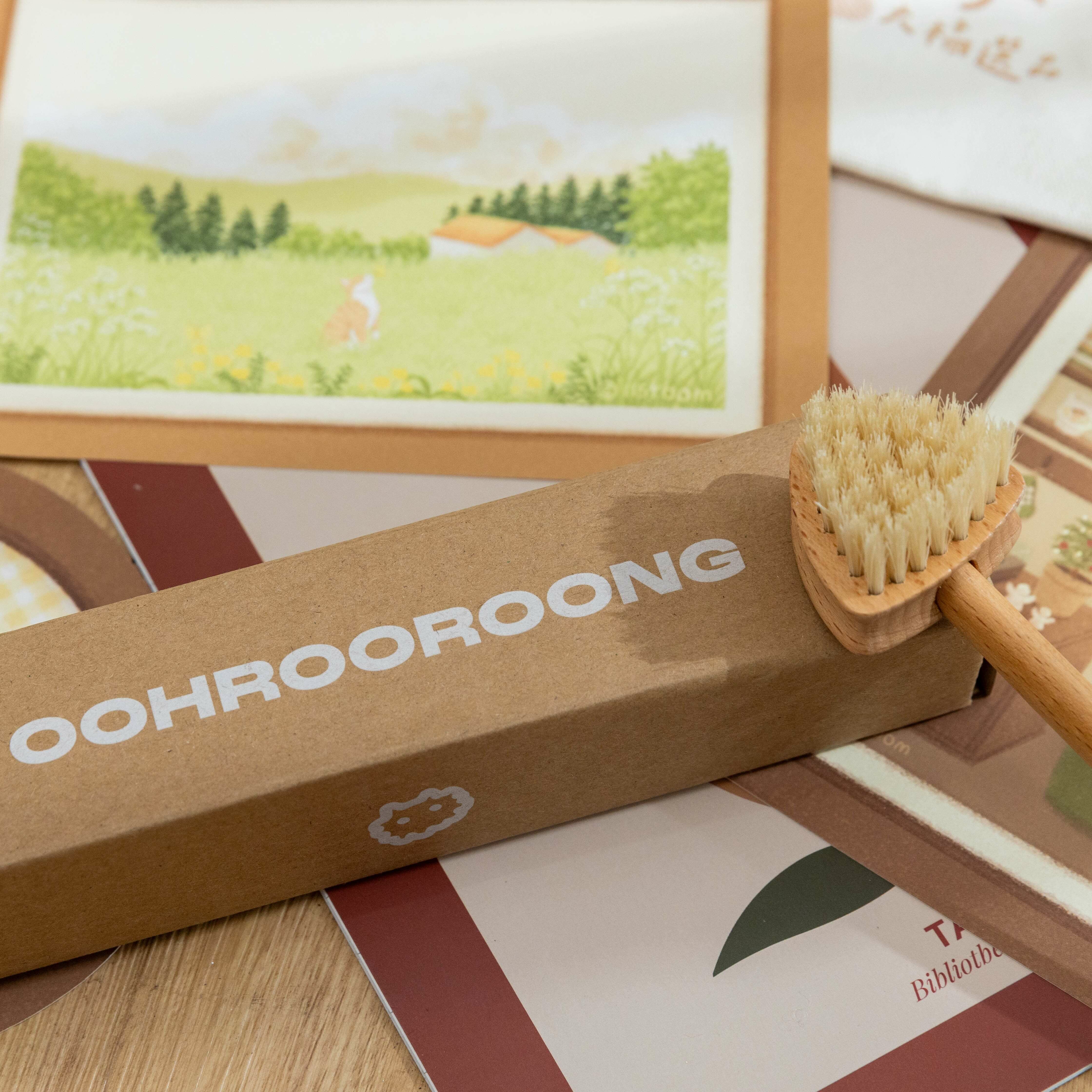 原木三角貓咪按摩梳