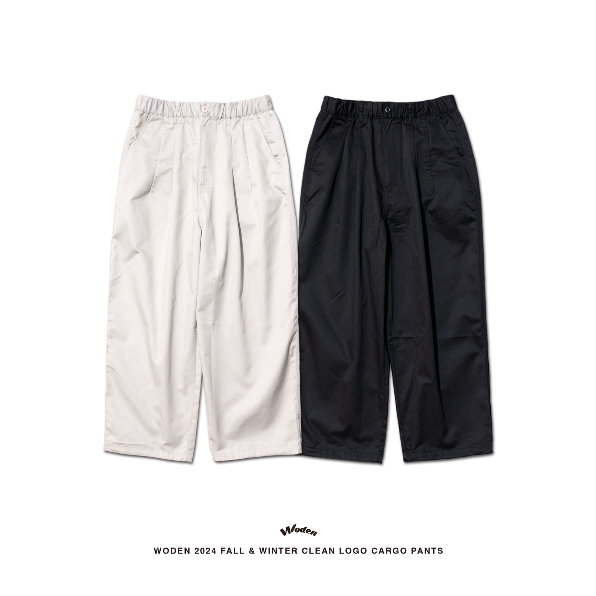 WODEN 2024 Fall & Winter 024 Clean LOGO Cargo Pants