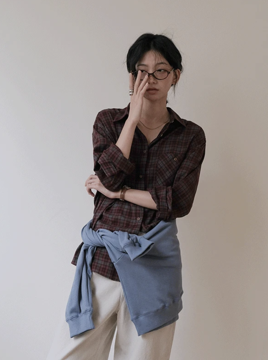 預訂｜SLOWAND #SLOWMADE Vintage Check Shirt (2 Color)