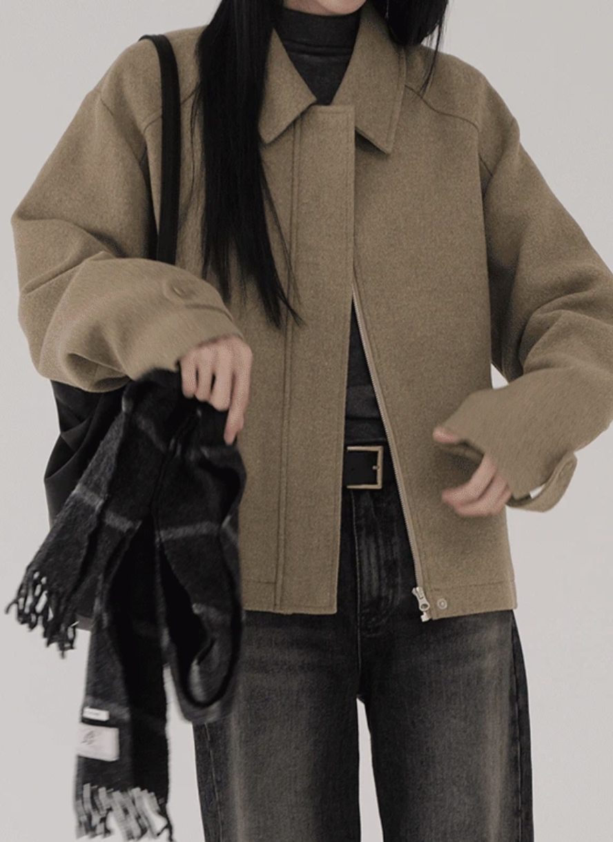 預訂｜SLOWAND #SLOWMADE Modern Blue Jean Short Coat (2 Color)